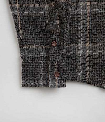 Butter Goods Rodent Flannel Shirt in Black and Grey