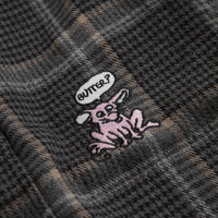Butter Goods Rodent Flannel Shirt in Black and Grey thumbnail