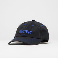 Butter Goods Rounded Logo Cap - Black / Blue thumbnail