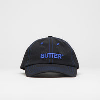 Butter Goods Rounded Logo Cap - Black / Blue thumbnail