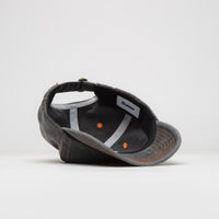 Butter Goods Rounded Logo Cap in Black and Orange thumbnail