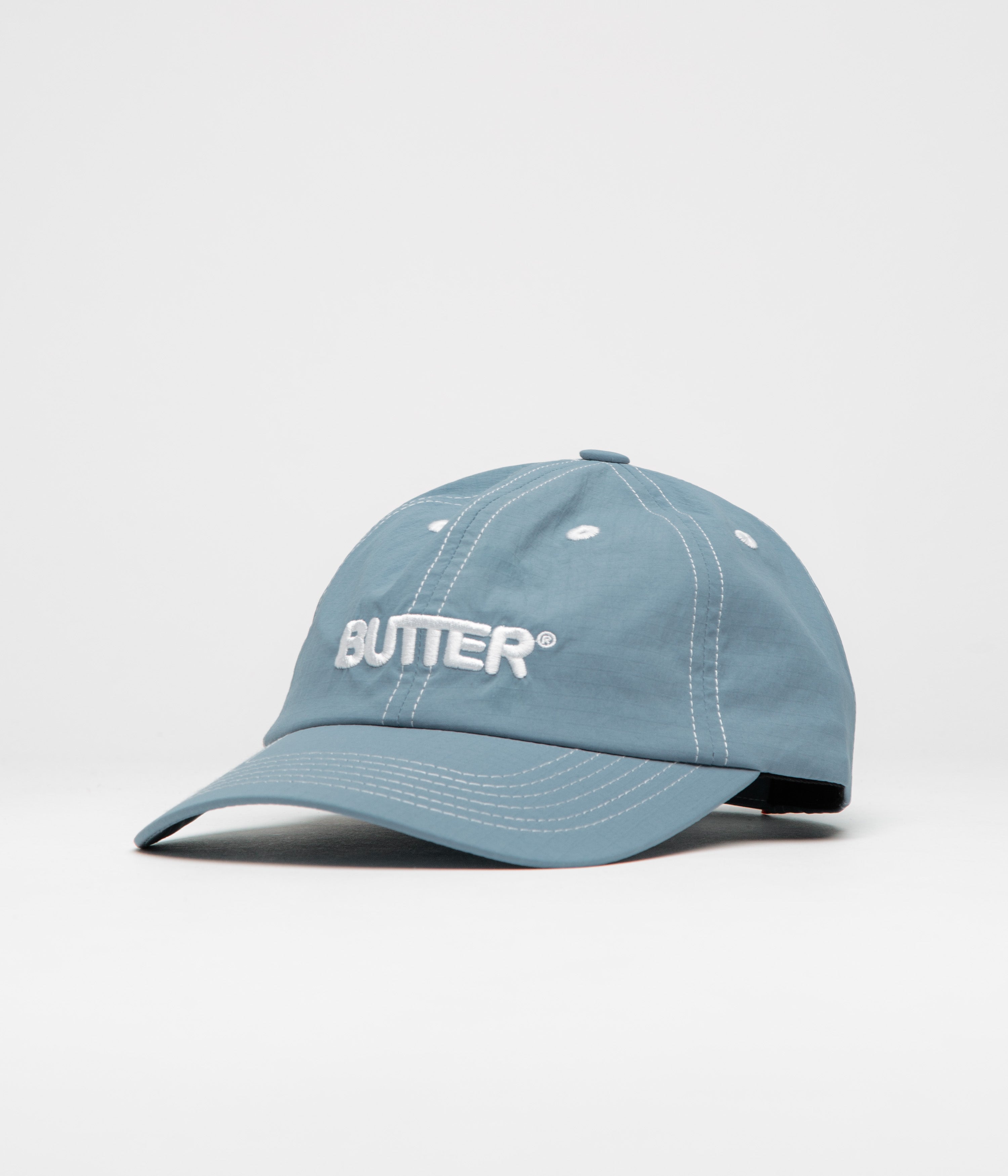 Butter Goods Rounded Logo Cap in Sky Blue