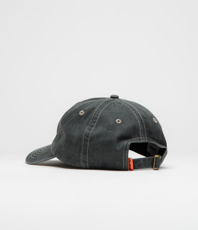 Butter Goods Rounded Logo Cap - Washed Black / Grey