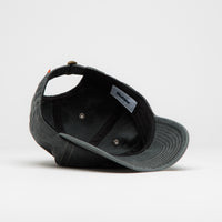 Butter Goods Rounded Logo Cap - Washed Black / Grey thumbnail
