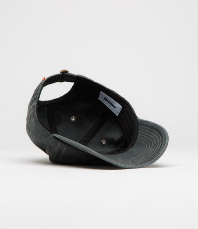 Butter Goods Rounded Logo Cap - Washed Black / Grey