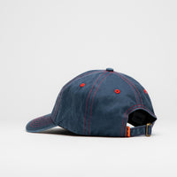 Butter Goods Rounded Logo Cap - Washed Navy thumbnail