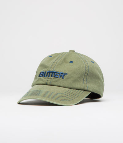 Butter Goods Rounded Logo Cap - Washed Pear