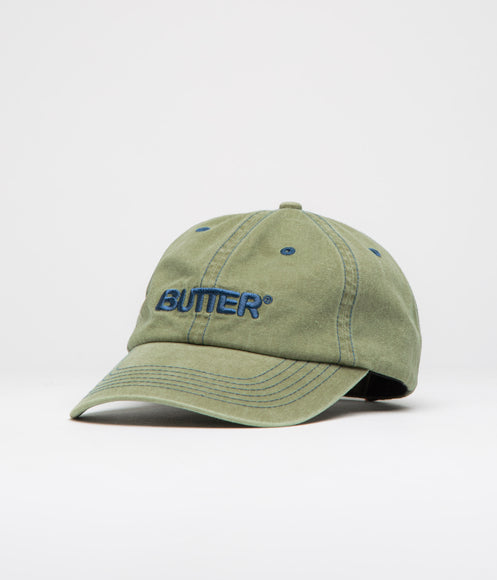 Butter Goods Rounded Logo Cap - Washed Pear