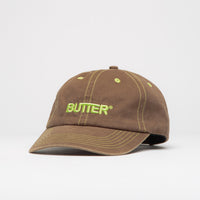 Butter Goods Rounded Logo Cap - Washed Pecan thumbnail