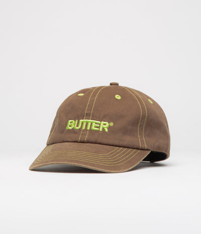 Butter Goods Rounded Logo Cap - Washed Pecan