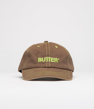 Butter Goods Rounded Logo Cap - Washed Pecan