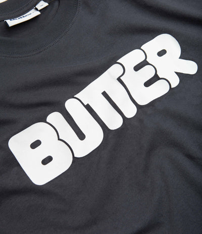 Butter Goods Rounded Logo T-Shirt - Charcoal