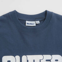 Butter Goods Rounded Logo T-Shirt - Denim thumbnail