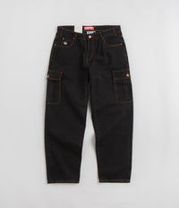 Butter Goods Santosuosso Cargo Jeans in Washed Black and Blue