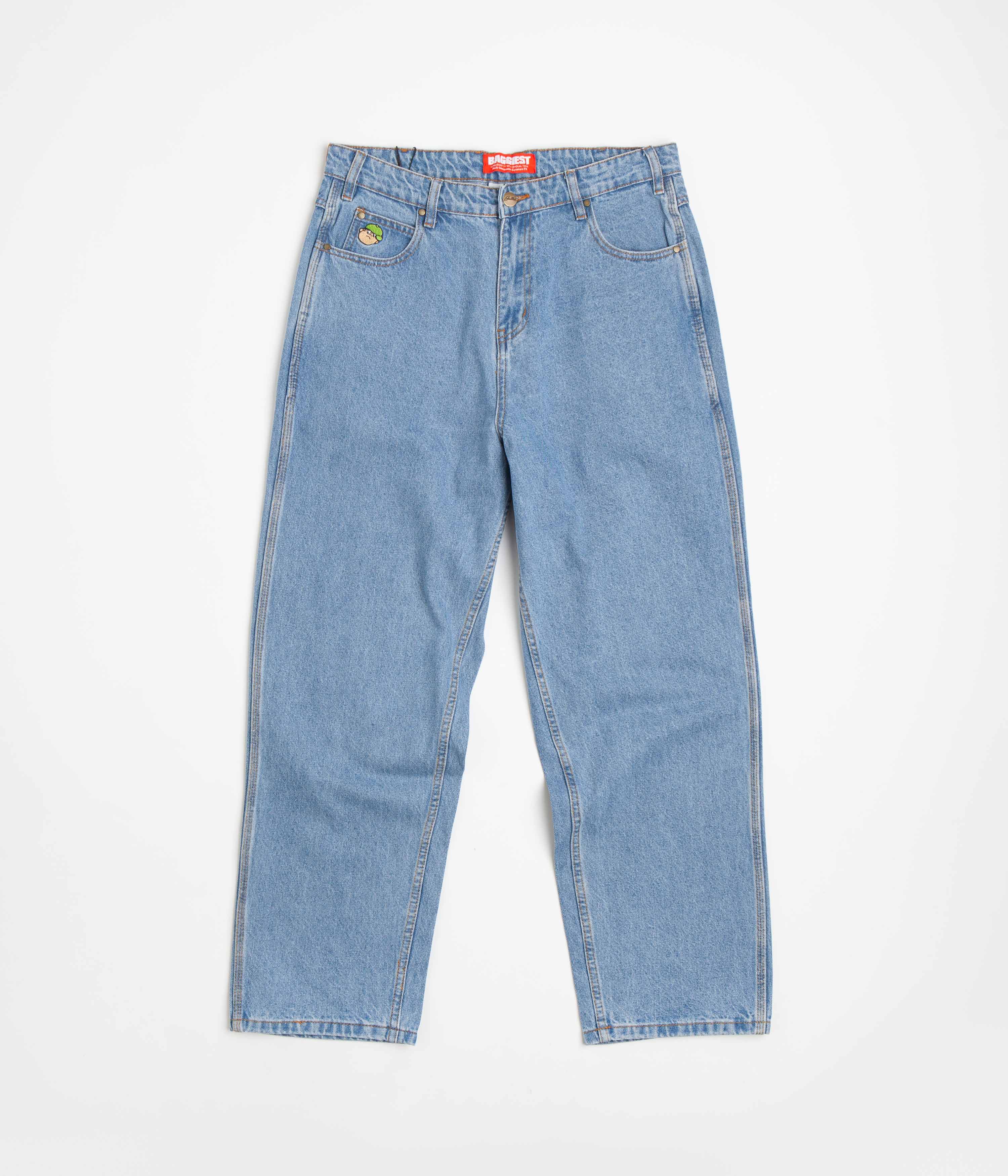 Butter Goods Santosuosso Denim Pants Washed Blue Flatspot