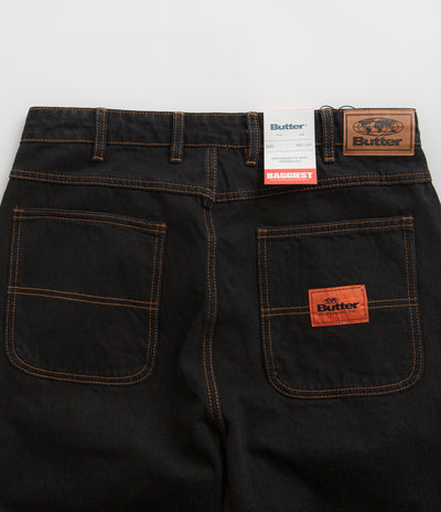 Butter Goods Santosuosso Jeans - Washed Black / Blue