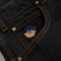 Butter Goods Santosuosso Jeans in Washed Black and Light Blue thumbnail