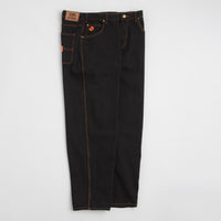 Butter Goods Santosuosso Jeans in Washed Black and Orange thumbnail
