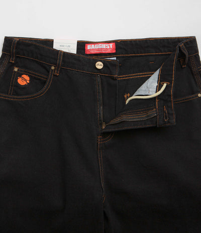 Butter Goods Santosuosso Jeans in Washed Black and Orange