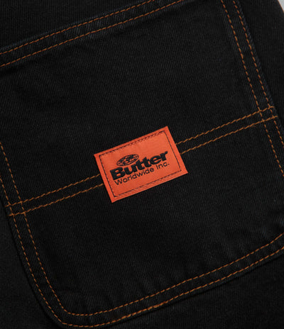 Butter Goods Santosuosso Jeans in Washed Black and Orange