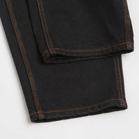 Butter Goods Santosuosso Jeans in Washed Black and Orange thumbnail