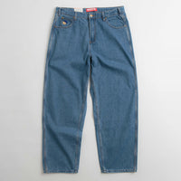 Butter Goods Santosuosso Jeans in Washed Indigo and Blue / Blue thumbnail