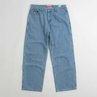 Butter Goods Santosuosso Jeans - Washed Indigo / Brown thumbnail