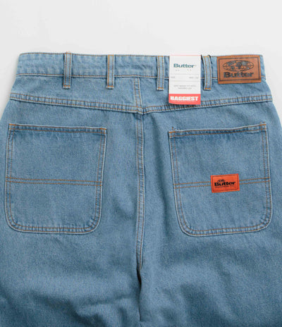 Butter Goods Santosuosso Jeans in Washed Indigo and Indigo