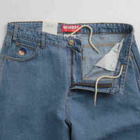 Butter Goods Santosuosso Jeans in Washed Indigo and Light Blue thumbnail