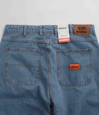 Butter Goods Santosuosso Jeans in Washed Indigo and Light Blue