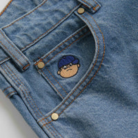 Butter Goods Santosuosso Jeans in Washed Indigo and Light Blue thumbnail