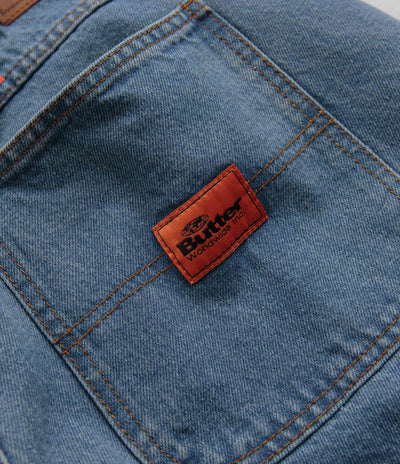 Butter Goods Santosuosso Jeans in Washed Indigo and Light Blue