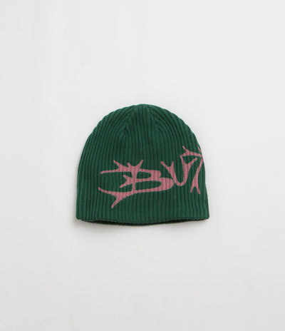Butter Goods Scrawling Skully Beanie - Forest