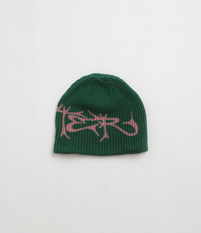 Butter Goods Scrawling Skully Beanie - Forest