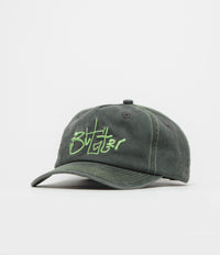Butter Goods Scribble 5 Panel Cap in Washed Black