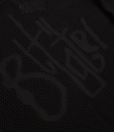 Butter Goods Scribble Knit Sweatshirt in Black