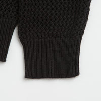 Butter Goods Scribble Knit Sweatshirt in Black thumbnail