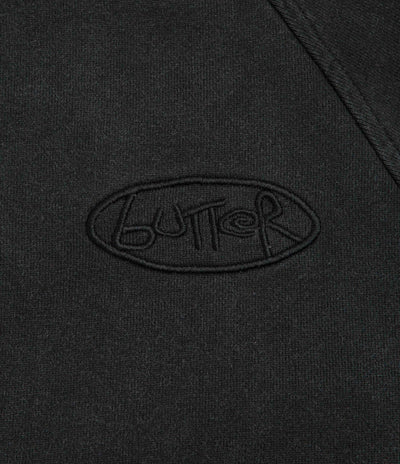 Butter Goods Scrubbed Crewneck Sweatshirt - Black