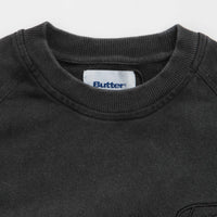 Butter Goods Scrubbed Crewneck Sweatshirt - Black thumbnail