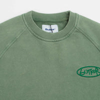 Butter Goods Scrubbed Crewneck Sweatshirt - Fern thumbnail