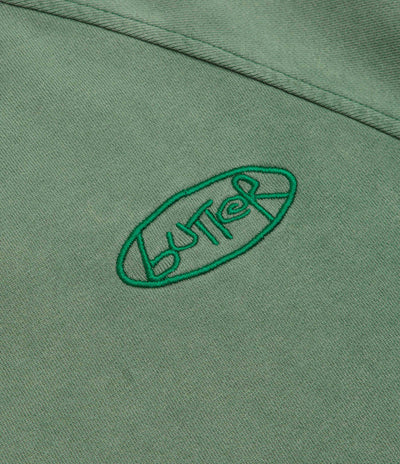 Butter Goods Scrubbed Crewneck Sweatshirt - Fern