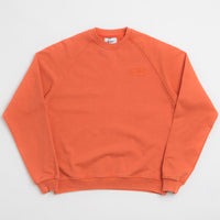 Butter Goods Scrubbed Crewneck Sweatshirt - Tangerine thumbnail