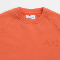 Butter Goods Scrubbed Crewneck Sweatshirt - Tangerine thumbnail