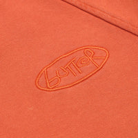 Butter Goods Scrubbed Crewneck Sweatshirt - Tangerine thumbnail
