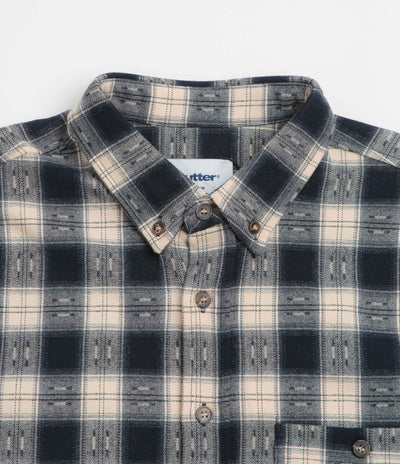 Butter Goods Sirocco Shirt - Navy / White