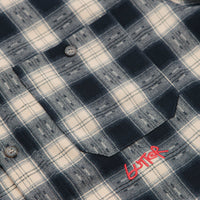 Butter Goods Sirocco Shirt - Navy / White thumbnail