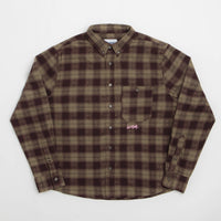 Butter Goods Sirocco Shirt - Plum / Taupe thumbnail