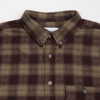 Butter Goods Sirocco Shirt in Plum and Taupe thumbnail