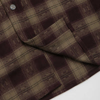 Butter Goods Sirocco Shirt - Plum / Taupe thumbnail
