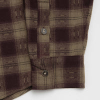 Butter Goods Sirocco Shirt - Plum / Taupe thumbnail